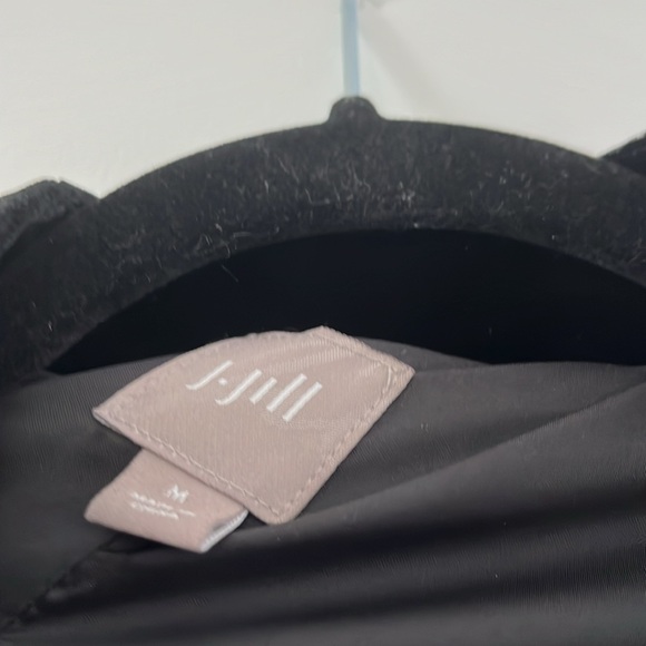 JJill black velvet blazer ! Great for holidays - Picture 3 of 3